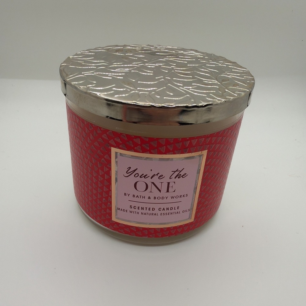 Bath & Body Works You're the One 3-Wick Scented Candle 14.5oz Rose Birch Berry